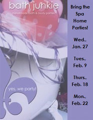 Bring the Spa Home Party Registration